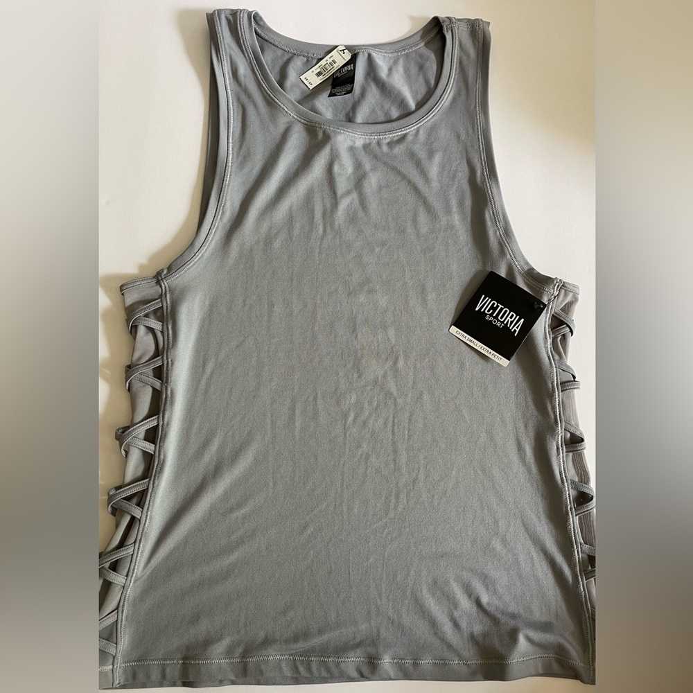 Victoria's Secret Gray Cut Out Tank Top